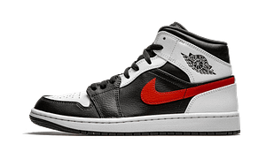 Hoobuy Jordan 1 Mid Black Chile Red White