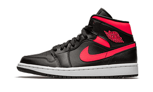 Hoobuy Jordan 1 Mid Black Siren Red