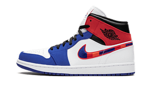 Hoobuy Jordan 1 Mid Multicolor Swoosh