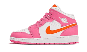 Hoobuy Jordan 1 Mid Pinksicle Safety Orange