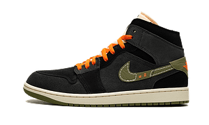 Hoobuy Jordan 1 Mid SE Craft Anthracite Light Olive