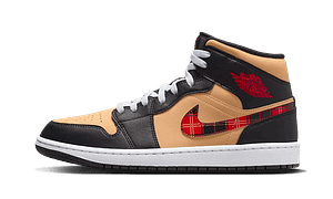 Hoobuy Jordan 1 Mid SE Tartan Swoosh