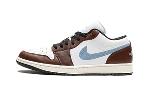 Hoobuy Jordan 1 Retro Low Brown Blue Grey