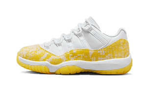 Hoobuy Jordan 11 Retro Low Yellow Snakeskin