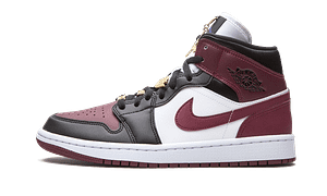 Pandabuy Air Jordan 1 Mid SE Black Dark Beetroot