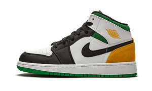 Pandabuy Air Jordan 1 Mid SE White Laser Orange Lucky Green