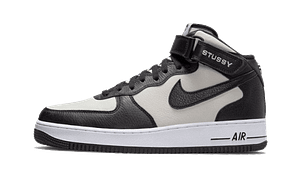 Pandabuy Air Force 1 Mid Stussy Grey Black