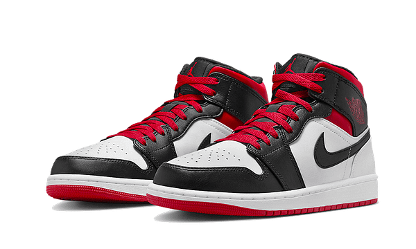 Air Jordan 1 Mid Gym Red Black Toe