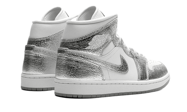 Air Jordan 1 Mid Crinkled Chrome