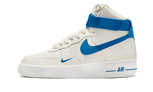 Air Force 1 High 40Th Anniversary White Blue