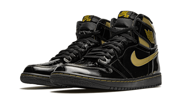 Air Jordan 1 High Black Metallic Gold