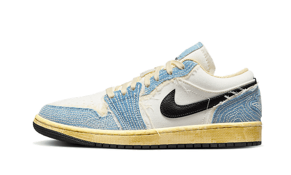 Air Jordan 1 Low Se Wrmk Sashiko Denim