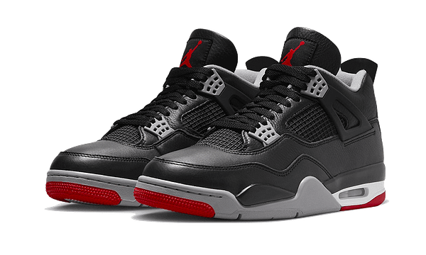 Hoobuy Air Jordan 4 Retro Bred Reimagined