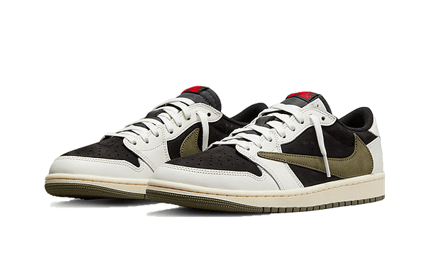 Hoobuy Air Jordan 1 Retro Low And Sp Travis Scott Olive