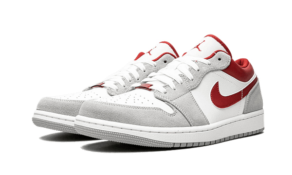 Hoobuy Jordan 1 Low Se Light Smoke Grey Gym Red