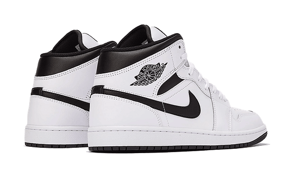 Hoobuy Jordan 1 Mid White Black