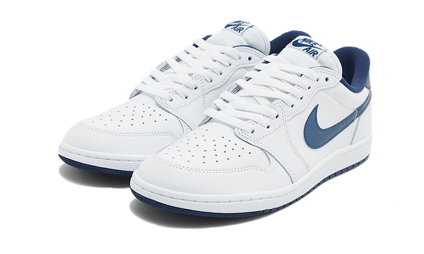 Air Hoobuy Jordan 1 Retro Low 85 Metallic Blue