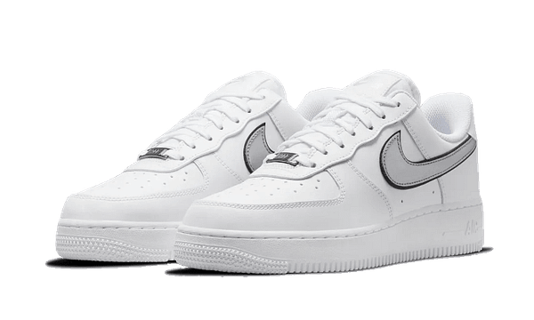 Hoobuy Nike Air Force 1 Low Essential White Metallic Silver