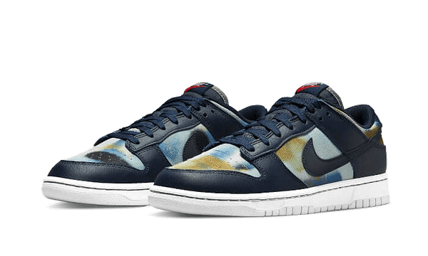 Hoobuy Nike Dunk Low Graffiti Navy