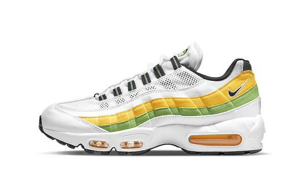 Hoobuy Nike Air Max 1 95 Essential White Green Apple Tour Yellow