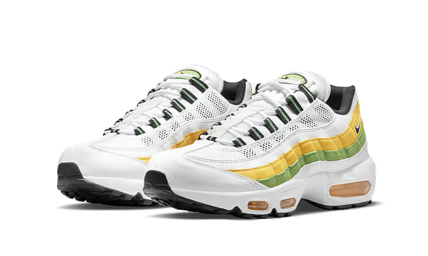 Hoobuy Nike Air Max 1 95 Essential White Green Apple Tour Yellow