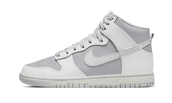 Hoobuy Nike Dunk High Retro Grey White