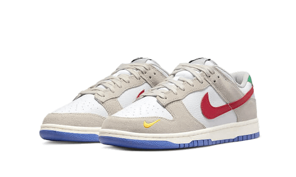 Hoobuy Nike Dunk Low Light Iron Ore Red Blue