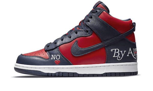 Sb Dunk High Supreme By Any Means Navy