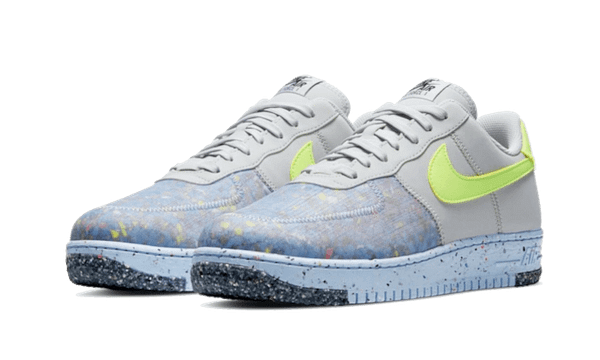 Hoobuy Nike Air Force 1 Low Crater Pure Platinum Barely Volt