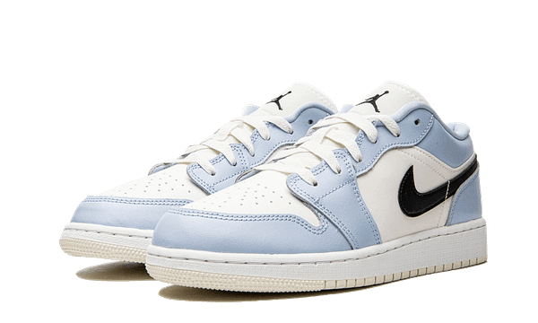 Hoobuy Jordan 1 Low Ice Blue Black