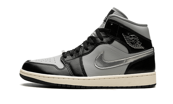 Hoobuy Jordan 1 Mid Black Chrome