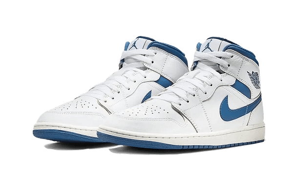 Hoobuy Jordan 1 Mid Industrial Blue