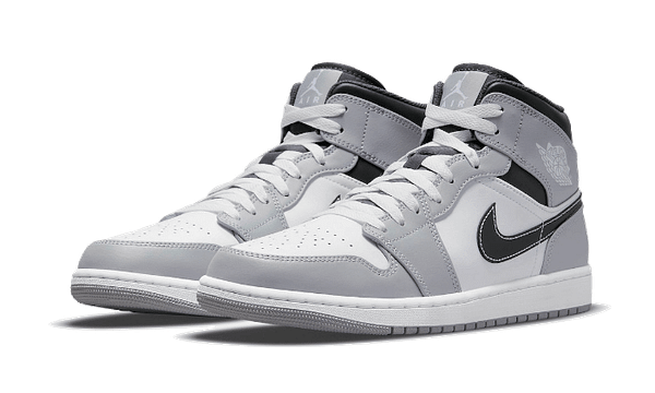 Hoobuy Jordan 1 Mid Light Smoke Grey Anthracite