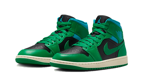 Hoobuy Jordan 1 Mid Lucky Green Aquatone