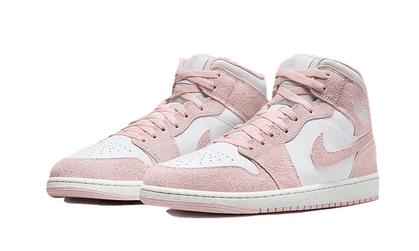 Hoobuy Jordan 1 Mid Pink Suede