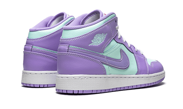 Hoobuy Jordan 1 Mid Purple Aqua