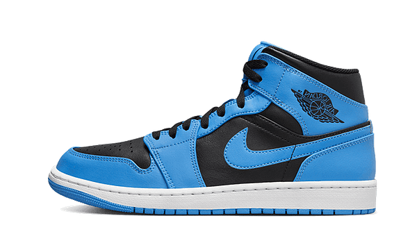 Air Hoobuy Jordan 1 Mid University Blue Black