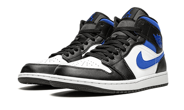 Hoobuy Jordan 1 Mid White Black Royal