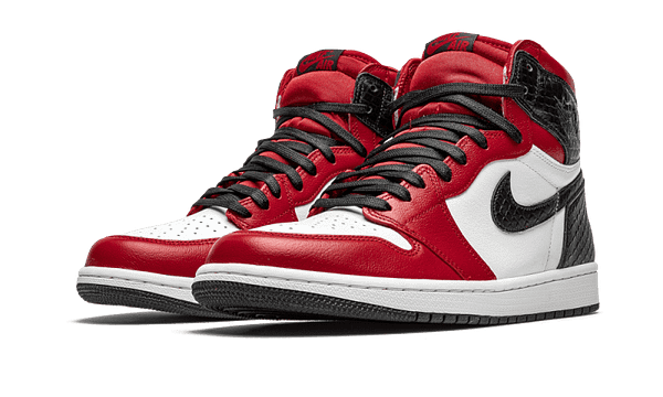 Hoobuy Jordan 1 Retro High Satin Snake Chicago