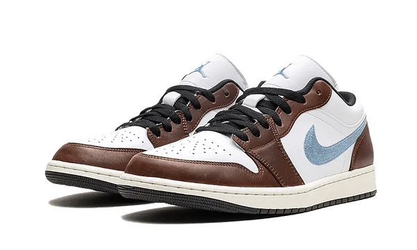 Hoobuy Jordan 1 Retro Low Brown Blue Grey