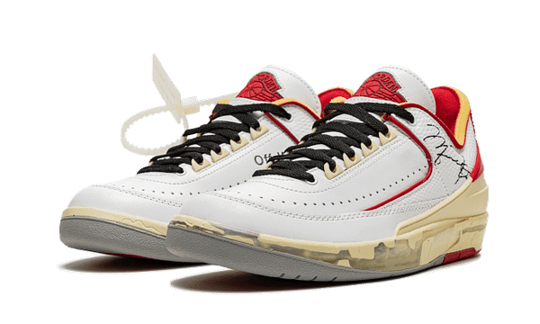 Hoobuy Jordan 2 Retro Low Sp Off-White White Red