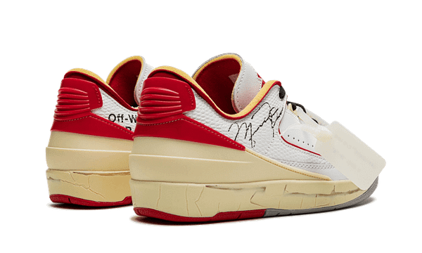 Hoobuy Jordan 2 Retro Low Sp Off-White White Red