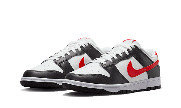 Hoobuy Nike Dunk Low Black White Red