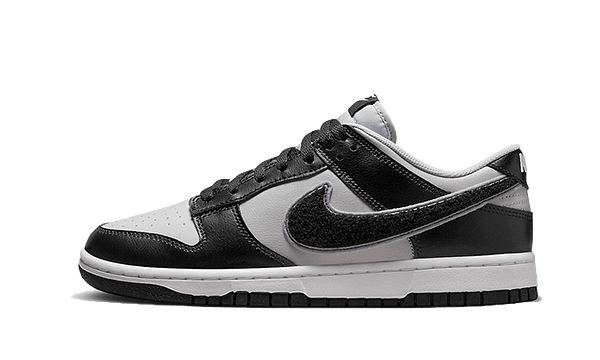 Hoobuy Nike Dunk Low Chenille Swoosh Grey Black