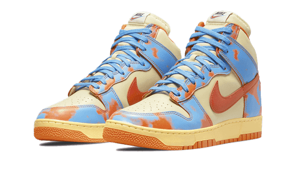 Hoobuy Nike Dunk High 1985 Acid Wash Orange