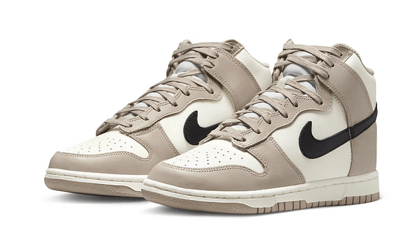 Hoobuy Nike Dunk High Fossil Stone