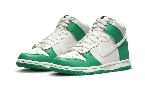 Hoobuy Nike Dunk High White Green