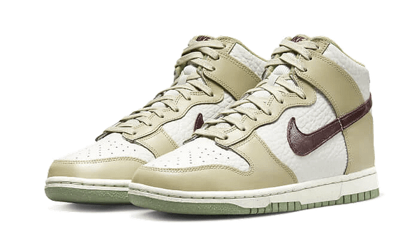 Hoobuy Nike Dunk High White Tan