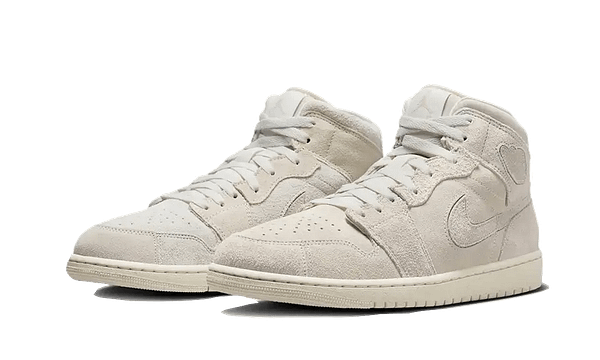 Pandabuy Air Jordan 1 Mid Craft Suede Ivory