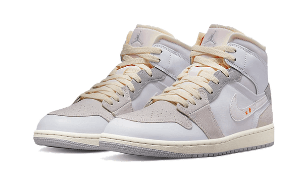 Pandabuy Air Jordan 1 Mid Se Craft Inside Out White Grey